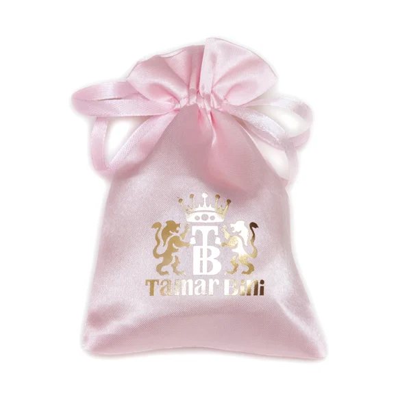 Tamar Bini Designer Drawstring Pink Bag